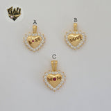 (1-2316) Gold Laminate Pendants - BGO