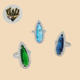 (2-5119) 925 Sterling Silver - Zircon Ring - Fantasy World Jewelry