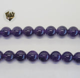 (MBEAD-189) 12mm Amethyst Beads - Fantasy World Jewelry