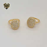 (1-3179-1) Laminado de Oro - Anillo Zircon - BGO