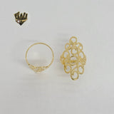 (1-3007) Gold Laminate - Tribal Ring - BGF - Fantasy World Jewelry