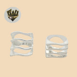 (2-5042) 925 Sterling Silver - Alternative Ring - Fantasy World Jewelry
