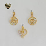 (1-2249) Gold Laminate - Small Pendants - BGO