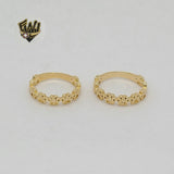 (1-3007) Gold Laminate - Dog Paw Band Ring - BGF - Fantasy World Jewelry