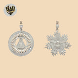 (2-1108) 925 Sterling Silver - Religious Pendants.