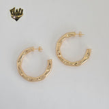 (1-2926) Gold Laminate - Half Hoops - BGF