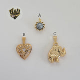 (1-2139) Gold Laminate Pendants - BGO
