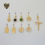 (1-2197) Colgantes Laminado Oro - BGF