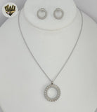 (4-7083) Stainless Steel - 1mm Rolo Link with Circle Set - 16"