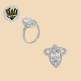(2-5140) 925 Sterling Silver - Zircon Ring - Fantasy World Jewelry