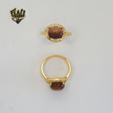 (1-3109) Laminado de Oro - Anillo Venturina - BGO
