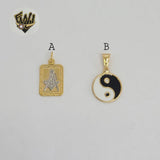 (1-2201) Gold Laminate Pendants - BGF