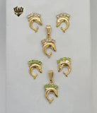 (1-6409) Gold Laminate- Dolphin Set - BGF - Fantasy World Jewelry