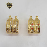 (1-2940) Gold Laminate Hoops - BGO - Fantasy World Jewelry