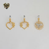 (1-2184-1) Colgantes Laminado Oro - BGF