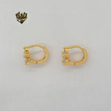 (1-2631) Gold Laminate Hoops - BGO - Fantasy World Jewelry