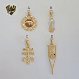 (1-2247) Gold Laminate Pendants - BGF