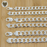 (sv-cl-02) 925 Sterling Silver - Curb Link Chains. - Fantasy World Jewelry