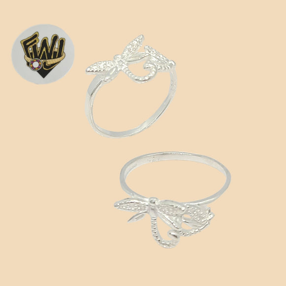 (2-5009) 925 Sterling Silver - Dragon fly Ring - Fantasy World Jewelry