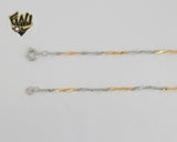 (1-5000) Gold Laminate - 1.5mm Alternative Two Tones Link Chain - BGO