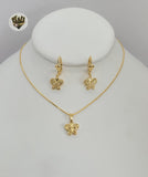(1-6517) Gold Laminate - Butterfly Set - BGF - Fantasy World Jewelry