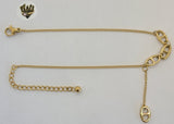 (4-3306) Stainless Steel - 1.5mm Curb Link Anklet - 8" - Fantasy World Jewelry