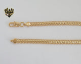 (1-1824) Gold Laminate - 6.3mm Alternative Curb Link Chain - BGO