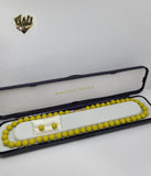 (MSET-26) Gold Laminate - Mallorca Pearls Set - Fantasy World Jewelry