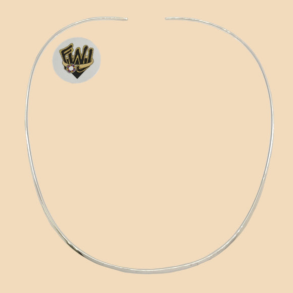(2-66057) 925 Sterling Silver - 2mm Rigid Necklace - 16
