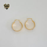 (1-2729-2) Gold Laminate - Two Tones Elephant Hoops - BGF
