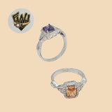 (2-5105) 925 Sterling Silver - Zircon Ring - Fantasy World Jewelry