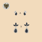 (2-3113) Plata de Ley 925 - Aretes con Circonitas. 