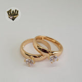 (1-3040-1) Gold Laminate - CZ Ring - BGO - Fantasy World Jewelry