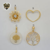 (1-2388) Gold Laminate Pendants - BGF