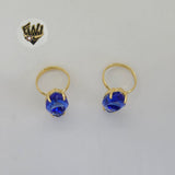 (1-3138) Gold Laminate - Adjustable Blue Ring - BGO