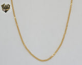 (1-1762) Gold Laminate - 1.3mm Alternative Curb Link Chain - BGF