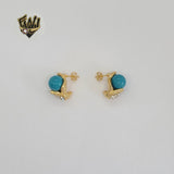 (1-1048-3) Gold Laminate Earrings - BGO