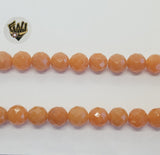 (MBEAD-206) 10mm Aragonite Faceted Beads - Fantasy World Jewelry