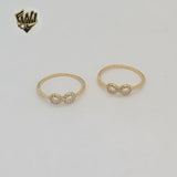 (1-3040-3) Laminado de Oro - Anillo Infinito - BGF