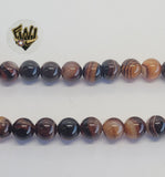 (MBEAD-234) 8mm Carnelian Beads - Fantasy World Jewelry