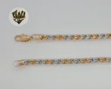 (1-1688) Gold Laminate - 6.5mm Alternative Link Chain - BGO - Fantasy World Jewelry