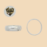 (2-5032) 925 Sterling Silver - Classic Band Ring - Fantasy World Jewelry