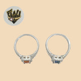 (2-5104) 925 Sterling Silver - Zircon Ring - Fantasy World Jewelry