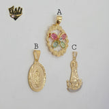 (1-2368) Gold Laminate Pendants - BGF