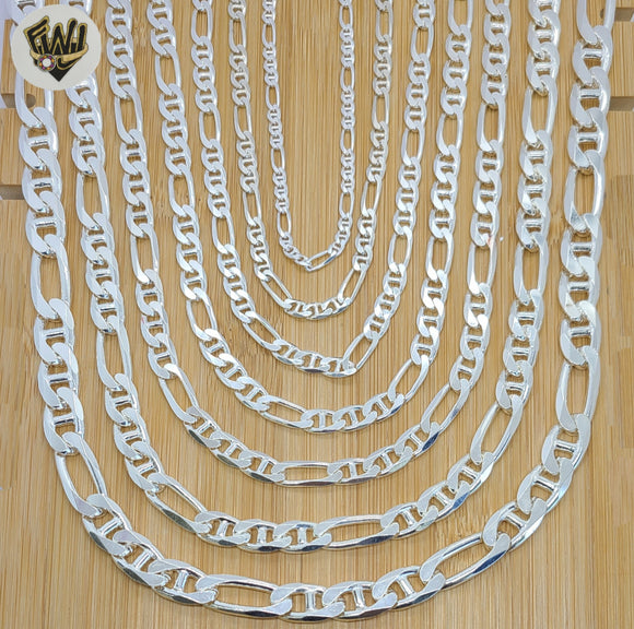(sv-fig-04) 925 Sterling Silver - Figucci Chains. - Fantasy World Jewelry