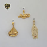 (1-2316-1) Gold Laminate Pendants - BGO