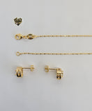 (1-6504) Gold Laminate - Zircon Circle Set - BGF - Fantasy World Jewelry