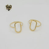 (1-3028) Gold Laminate - Oval Ring - BGF - Fantasy World Jewelry