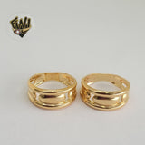 (1-3032) Gold Laminate- Band with Design Ring - BGF - Fantasy World Jewelry