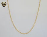 (1-1848) Gold Laminate - 2.5mm Mariner Link Chain - BGF